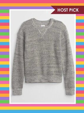 Gap Factory Kids Waffle-Knit Sweater  (S, 6/7)